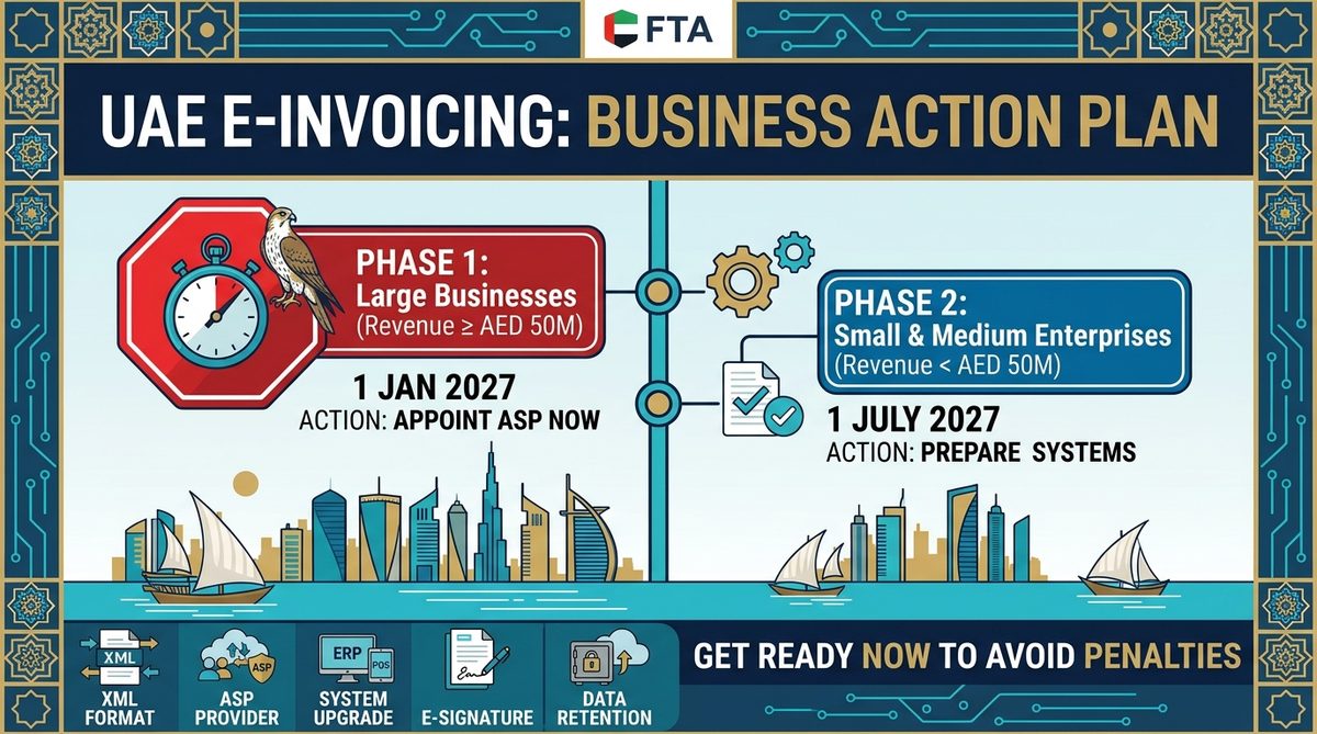 UAE e-Invoicing: Complete Guide to Deadlines, Penalties & Rollout