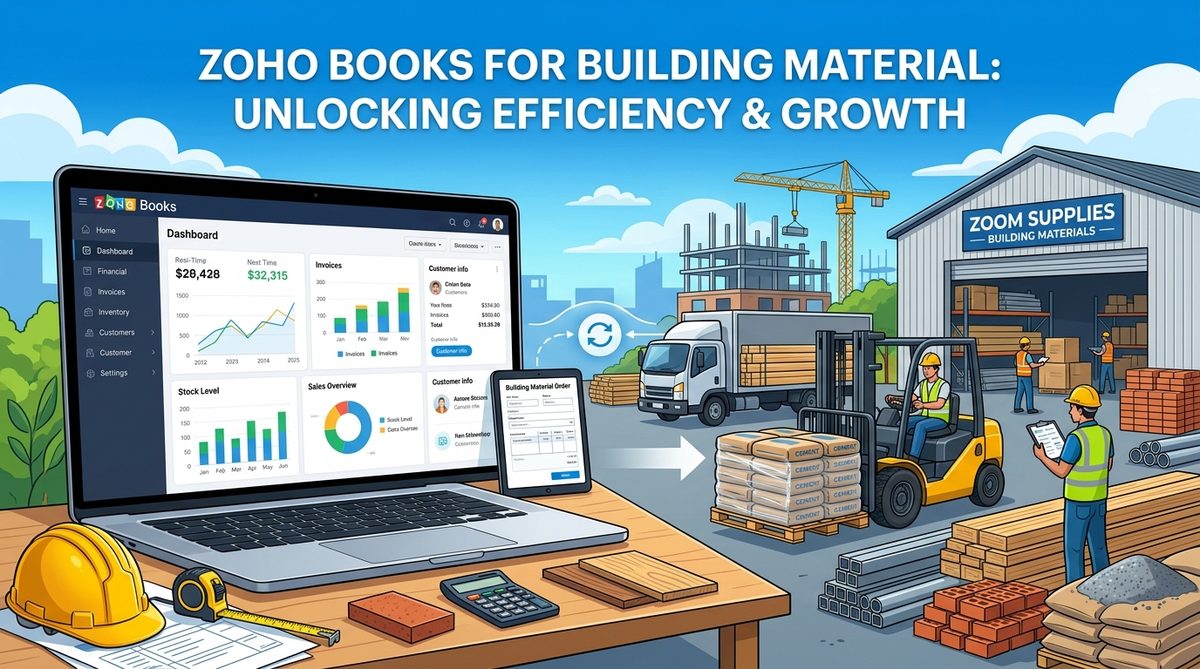 Zoho Books for Building Material Trading in UAE