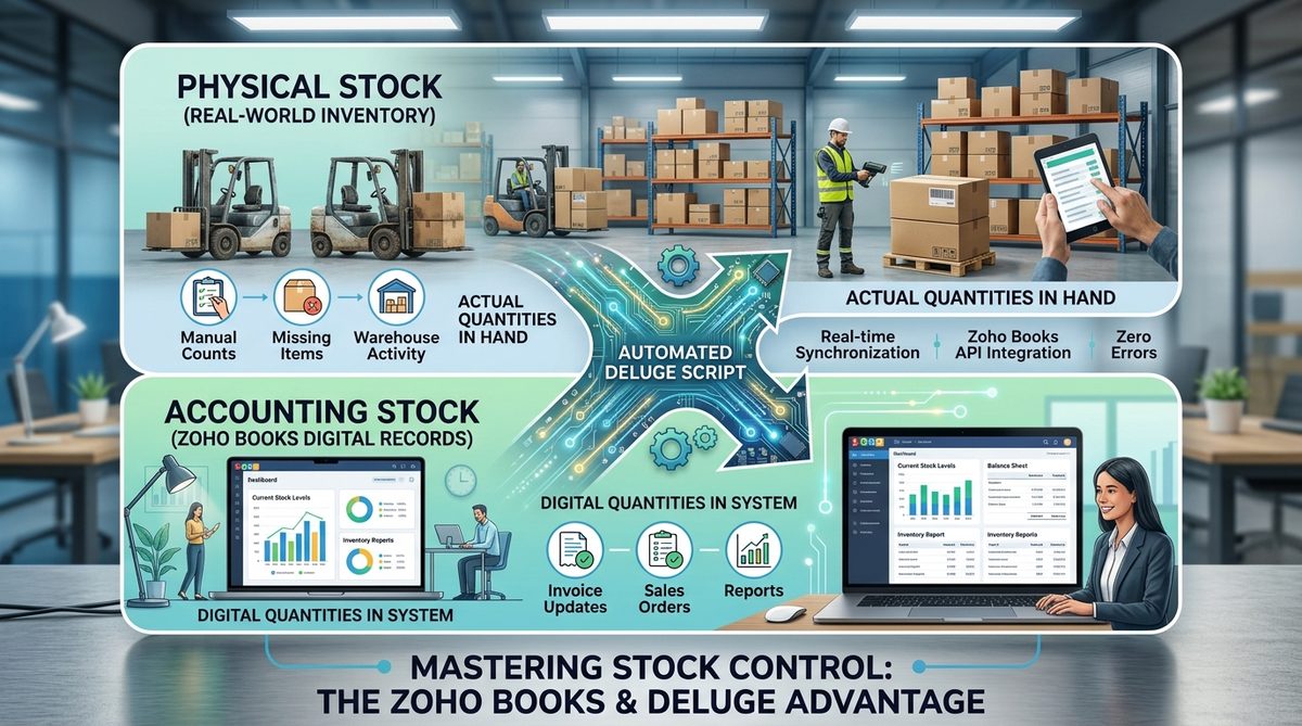 Physical vs Accounting Stock Control in Zoho Books